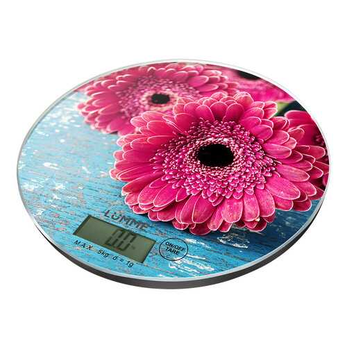 Весы кухонные LUMME LU-1341 Pink Gerbera в Ноу-Хау