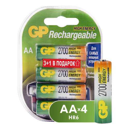 Аккумуляторная батарея GP Batteries 270AAHC3/1-2CR4 4 шт в Ноу-Хау