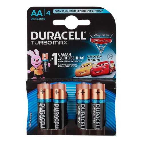 Батарейка Duracell Turbo Max AA 4 шт в Ноу-Хау