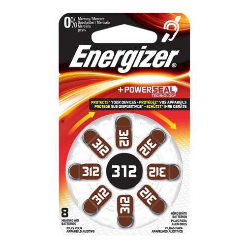 Батарейка Energizer Hearing Zinc Air 312 DP-8 8 шт в Ноу-Хау