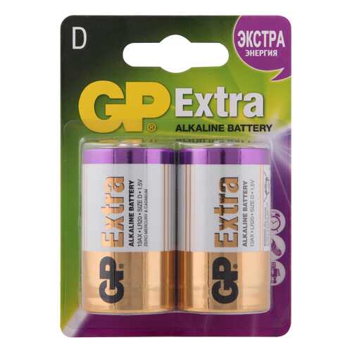 Батарейка GP Extra D (LR20) (13AXNEW-2CR2) 2 шт в Ноу-Хау