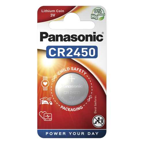 Батарейка Panasonic CR-2450EL/1B 1 шт в Ноу-Хау