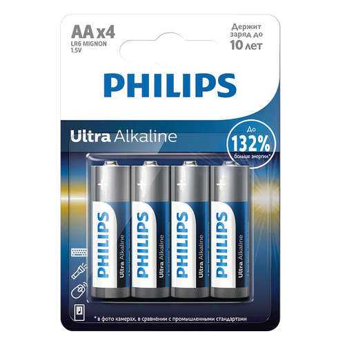 Батарейка Philips LR6E4B/51 Ultra 4 шт в Ноу-Хау