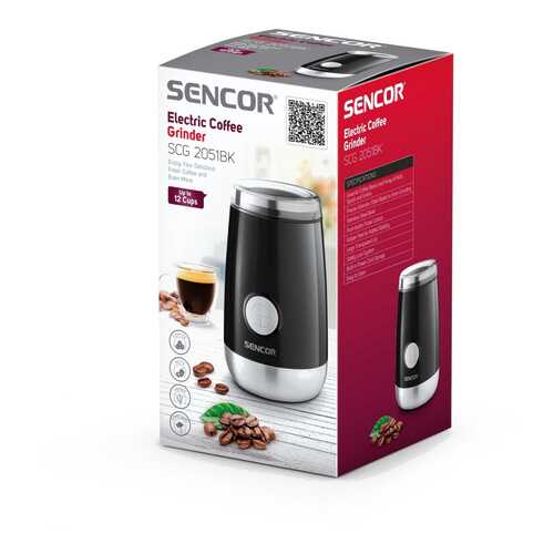 Кофемолка Sencor SCG 2051BK в Ноу-Хау