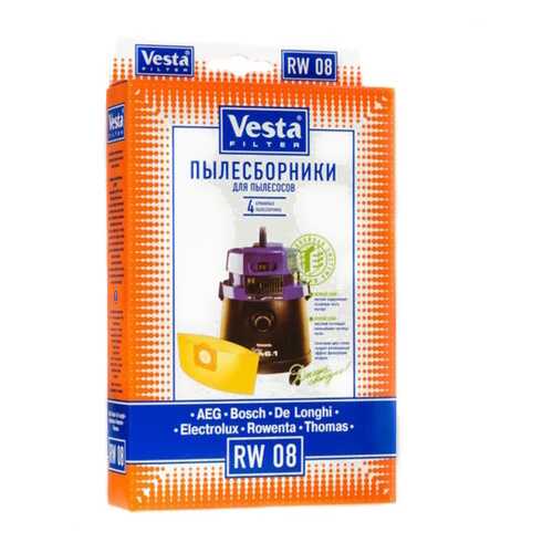 Пылесборник Vesta filter RW 08 4шт в Ноу-Хау