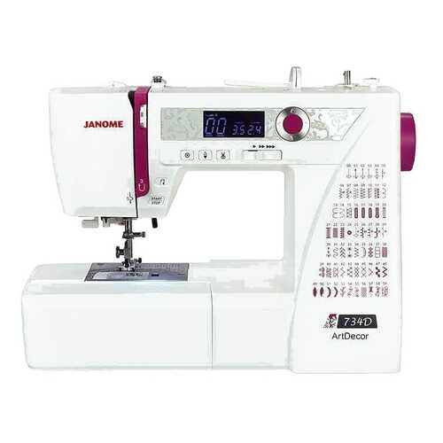 Швейная машина Janome ArtDecor 734D в Ноу-Хау