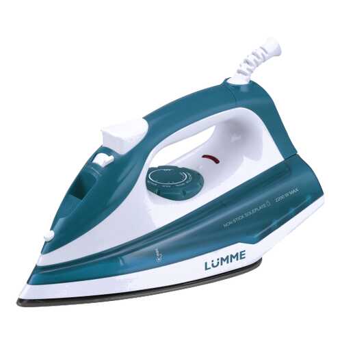 Утюг LUMME LU-1128 White/Cyan в Ноу-Хау