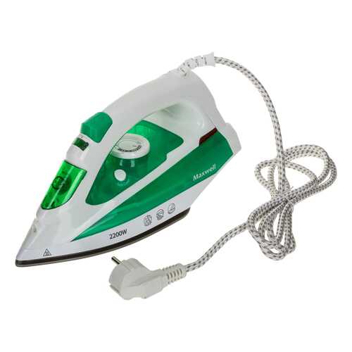 Утюг Maxwell MW-3036 White/Green в Ноу-Хау