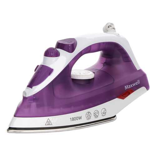 Утюг Maxwell MW-3042 White/Purple в Ноу-Хау