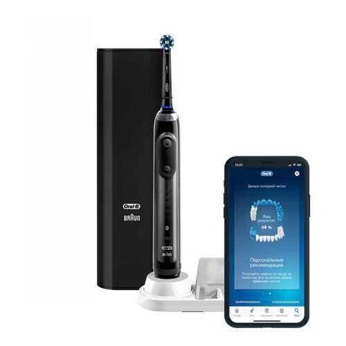 Электрическая зубная щетка Braun Oral-B Genius X 20000N (D706.515.6X) Black в Ноу-Хау