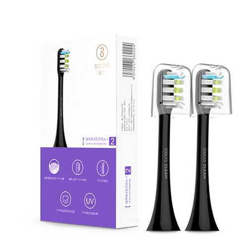 Насадка для зубной щетки Soocas Electric Sonic Toothbrush X1 / X3 Black 2 шт в Ноу-Хау