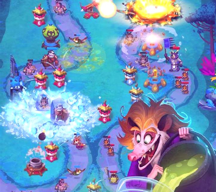 Tower Rush Galaxsys gameplay screenshot